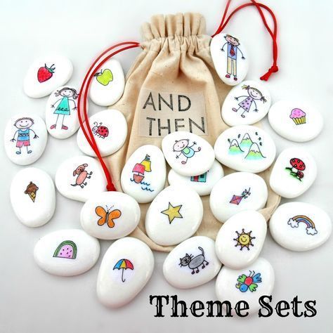 Check out these brilliant crafts for kids, with all sorts of creative ideas to keep your little ones entertained! Story Stones, School Craft, Memory Verse, Stone Crafts, Pebble Painting, Reggio Emilia, Rock Crafts, Diy Toys, Pebble Art