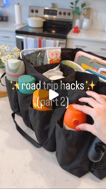 Elaina Zinke on Instagram: "Comment TRIP to get these road trip hacks sent straight to your inbox! 🚗  **Also linked in my Amazon Storefront (in my bio) under “Road Trip” 🚗  #roadtriphacks #roadtripessentials #travelhacks #travelwithkids #roadtripwithkids #amazonfinds #amazontravel #momhacks #travelactivities" How To Pack Snacks For A Road Trip, Road Trip Snack Organization, What To Do On Road Trips In The Car, Road Trip Snackle Box Ideas, Car Hacks For Road Trips, Amazon Road Trip Essentials, Kids Packing Hacks, Snackle Box Ideas For Kids Road Trip, Road Trip With Kids Hacks