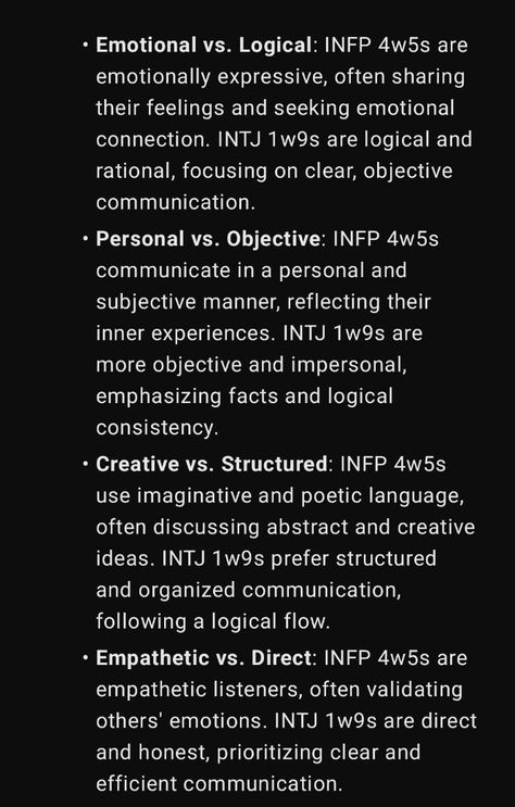 Communication style Intj 1w9, Mbti Vibe, Infp 4w5, 16 Personality Types, Enneagram 4, Personality Profile, Communication Styles, 16 Personalities, Emotional Connection