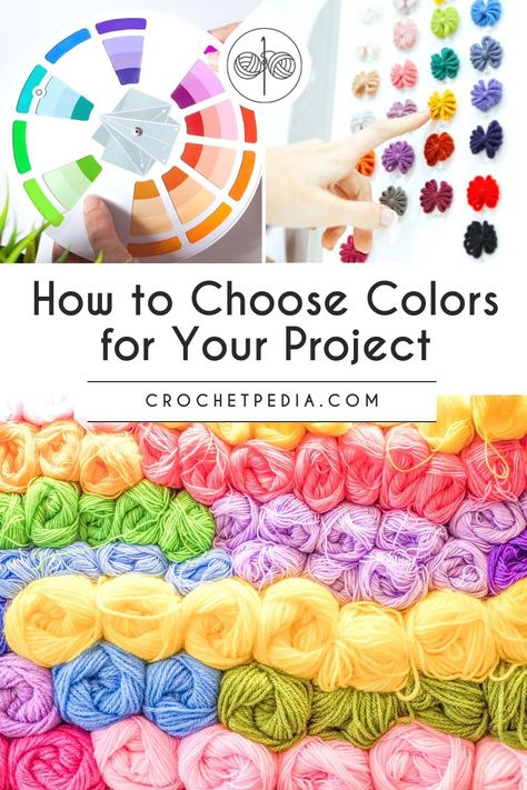 How to Choose The Best Colors for Your Crochet Project | Crochetpedia Color Combination For Crochet, Crochet Blanket Color Schemes Colour Combinations, Good Colour Combos, Blanket Colour Combinations, Afghan Color Schemes, Crochet Yarn Color Combinations, Crochet Colour Palettes, Colors That Look Good Together, Crochet Colour Combinations