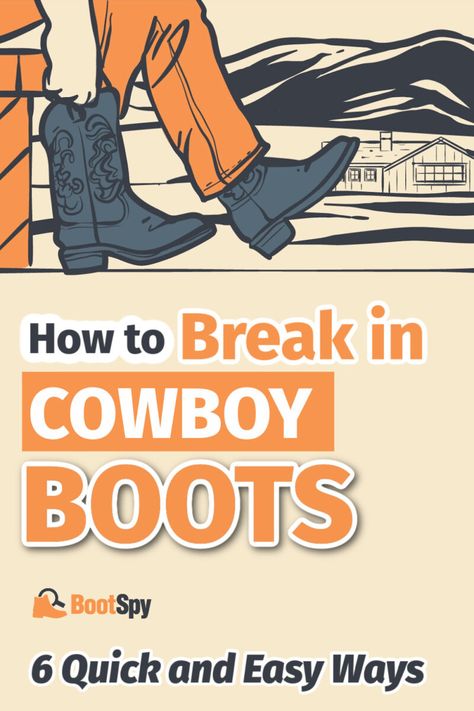 Life's too short for foot pain. Learn how to break in your cowboy boots with these 6 surefire methods so you can trek around in them stylishly and comfortably. Boot Stretcher, Socks Gym, Boot Shaper, Cowboy Shoes, Running Day, Life's Too Short, Breaking In, New Boots, Mens Cowboy