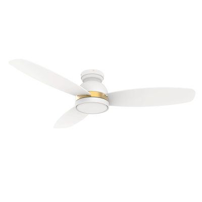 This Fayette 48'' smart ceiling fan keeps your space cool, bright, and stylish. It is a soft modern masterpiece perfect for your large indoor living spaces. This Wifi smart ceiling fan is a simplicity designing with a Black finish, uses elegant Plywood blades, and has an integrated 4000K LED daylight. The fan features Remote control, Wi-Fi apps, Siri Shortcut, and Voice control technology (compatible with Amazon Alexa and Google Home Assistant ) to set fan preferences. Finish: White | CARRO 48" Home Assistant, Remote Control Light, Black Ceiling Fan, Nelson Bubble Lamp, Soft Modern, Flush Mount Ceiling Fan, Bubble Lamps, Modern Fan, Ceiling Fan With Remote