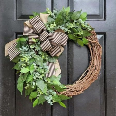 Independence Day Wreath Green Plant Front Door Decoration Listing Farmhouse Striped Bow Rattan Circular Wreath Hanging Ornaments Features: Elegant, rustic charm... this peony wreath wildflowers faux flower wreath has that is perfect for a variety of decorating options! spring and summer. This Peony Wreath Wildflowers Artificial Flower Wreath is the perfect addition to your home decor. This wildflower hanging basket is perfect for weddings, parties, birthdays, or everyday decoration and more! We Round Basket Wreaths For Front Door, Door Wreath Eucalyptus, Olive Branch Wreath With Bow, Most Popular Wreaths 2022, Farmhouse Wreath Michaels Stores, Vintage Farmhouse Wreath, Wedding Wreath Rustic, Wreaths For Gate, Front Door Wreaths The Home Depot