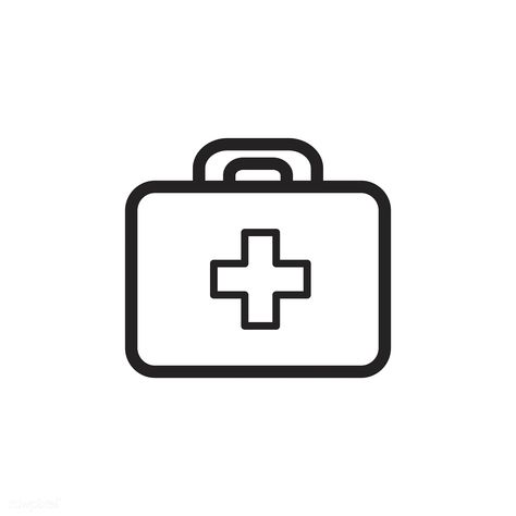 First Aid Symbol, First Aid Box Drawing, First Aid Drawing, First Aid Kit Drawing, Boarders Designs, Boarders Designs For Projects, Doctor Logos, First Aid For Kids, Medicine Kit