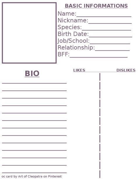 Oc Information Template, Oc Introduction Template, Character Information Template, Character Information Sheet, Character Introduction Template, Character Introduction Design, Oc Introduction Sheet, Oc Info Sheet, Original Character Sheet