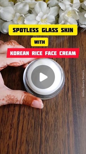 YAMINI on Instagram: "Achieve Spotless Korean Glass Skin with Home Rice Face Cream.

Follow @indianbeautysecrets for more such updates.

#skin#skincare#insta#instagood#instagram#skinbrightening#brightskin#glowingskin#facemask#facepack#reels#viralreels#pigmentation#acne#pimples#darkspots#antiaging#wrinkles#finelines#clearskin#korean#koreanskincare#koreanglassskin." Rice Cream For Skin, How To Make Rice Cream For Face, Korean Glass Skin Face Mask, Rice Face Mask For Acne, Rice Cream For Face, Rice Face Cream, Rice Water For Face, Face Pack At Home, Face Mask For Pimples