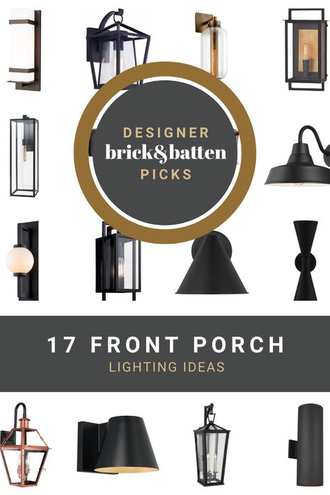 If you’re on the hunt for front porch lighting ideas, the expert exterior designers at brick&batten have you covered. Check out all our favorites: https://bit.ly/3GDDAQb Front Door Lighting Exterior Ceiling, Outside Light Fixtures Front Doors, Copper Outside Lights On House, Exterior Lighting Ideas Porch, Modern Farmhouse Porch Lights, Outside Pendant Light Front Porches, Mid Century Porch Light, Above Door Lighting Exterior, Modern Farmhouse Front Porch Lighting