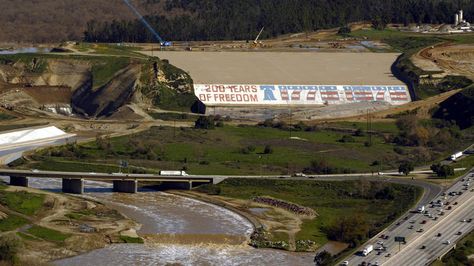 A view of the Prado Dam in Riverside County in 2005 Riverside California, Army Corps Of Engineers, Riverside County, Court Order, Orange County California, Downtown Los Angeles, The Army, Newport Beach, Landscape Architect