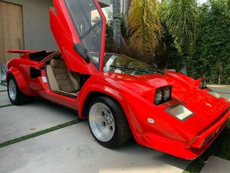 Lamborghini Countach 5000 S Prova Replica - Classic Lamborghini Countach 1980 for sale Classic Lamborghini, Lamborghini Models, Factory Five, Tube Chassis, Pontiac Fiero, Lamborghini Countach, Car Show, Rolls Royce, Aston Martin