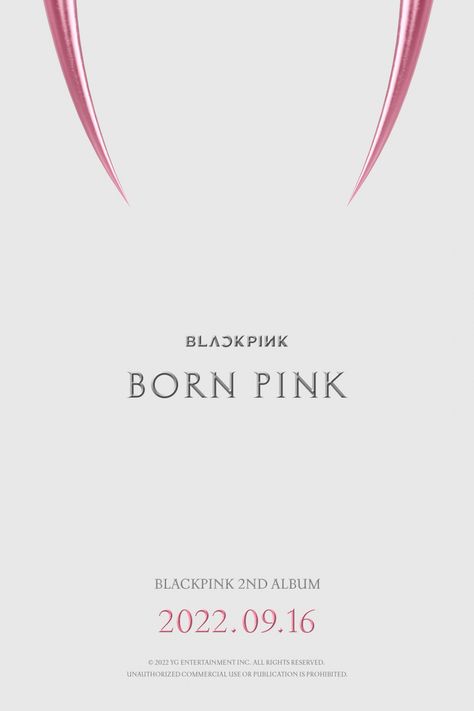 Born Pink Album, Blackpink Twitter, Teaser Poster, Blackpink Icons, Pink Posters, Wallpaper Trends, Born Pink, Blackpink Photos, Yg Entertainment