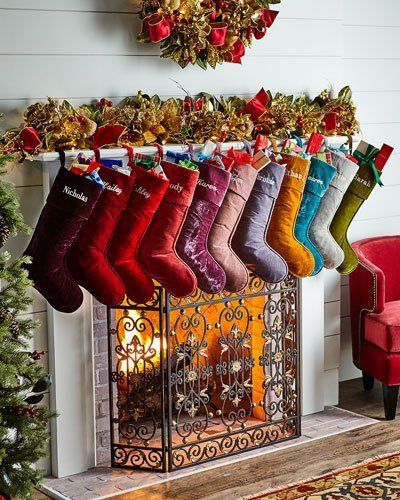 I love these beautiful stockings that come in all colors, perfect for the whole family! (Sponsored affiliate link) Velvet Christmas Stocking, Velvet Christmas, Dollar Store Christmas, Burlap Christmas, Navidad Diy, Christmas Stockings Personalized, Christmas Crafts Decorations, Christmas Door, Fabric Projects