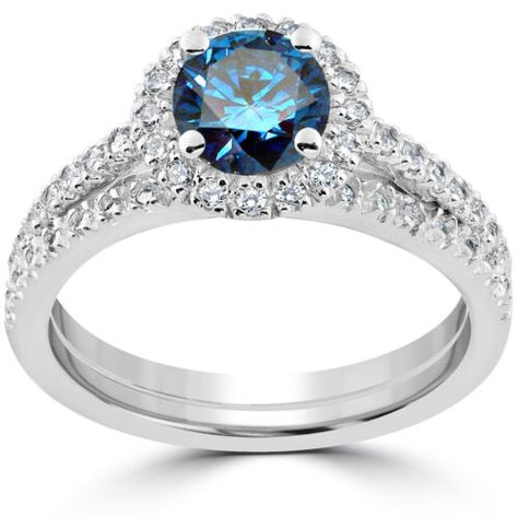 https://jewelleryrings.co.uk/ Find many great new & used options and get the best deals for 1 1/2 ct Blue Diamond Halo Engagement Wedding Ring Set 14k White Gold at the best online prices at eBay! Free delivery for many products! Halo Wedding Band Set, Engagement Ring Matching Wedding Band, Engagement Rings Wedding Bands Set, Engagement Wedding Ring Set, Blue Diamond Engagement Ring, Black Diamond Solitaire, White Diamond Rings Engagement, Engagement Rings Twisted, Matching Wedding Rings