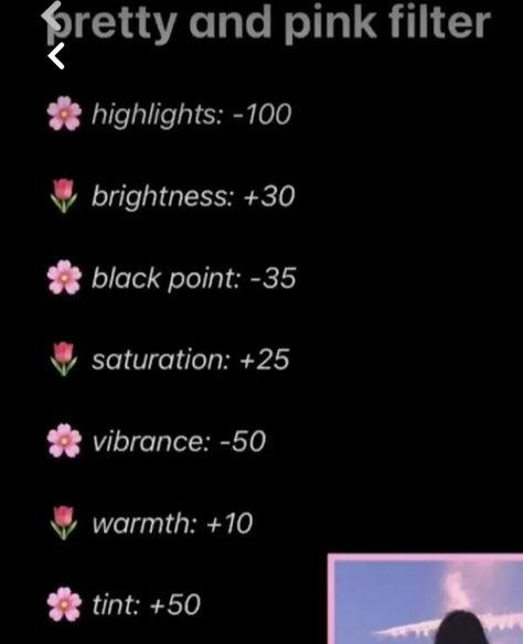 Flower Filter Tiktok, Filters For Pictures On Android, Blurred Pink Filter, Pink Filter Camera Roll, Picture Filters, Kevin Carden, Pic Tips, Filter Ideas, Pink Filter