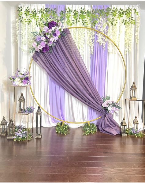 Deep purple wedding