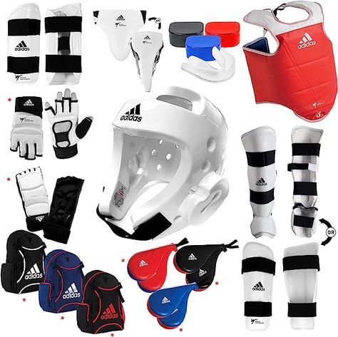 Taekwondo Gear, Taekwondo Sparring, Adidas Taekwondo, Martial Arts Belt Display, Forearm Guard, Sparring Gear, Belt Display, Hapkido, Shin Guards