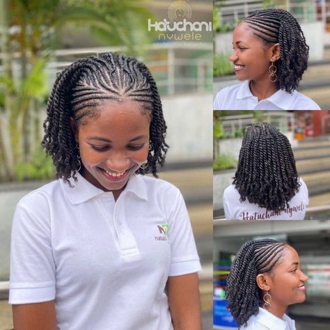 Natural Cornrow Hairstyles, Cornrows Natural Hair, Twists Hairstyles, Flat Twist Hairstyles, Natural Hair Stylists, Protective Hairstyles For Natural Hair, Natural Braids, Quick Natural Hair Styles, Hairstyles For Teens