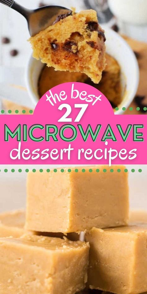 Microwave Recipes In A Cup, Microwave Dessert For One, Simple Microwave Desserts, Dessert Recipes Easy Microwave, Desserts To Make In The Microwave, Microwave Cup Desserts, Microwave Treats Easy, Desert In A Cup Microwave, Quick Easy Desserts For One