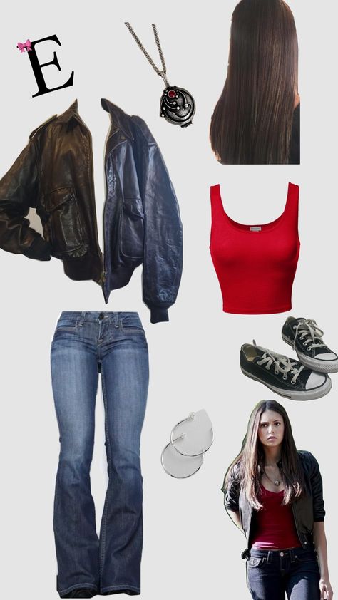 elena gilbert xx Dress Like Elena Gilbert, Elena Without Humanity, Elena Gilbert Shoes, Elena Gilbert Makeup Tutorial, Elena Gilbert Outfits Inspired, Elena Gilbert Halloween Costume, Elena Gilbert Costume, Elaina Gilbert Outfits, Elena Gilbert Makeup