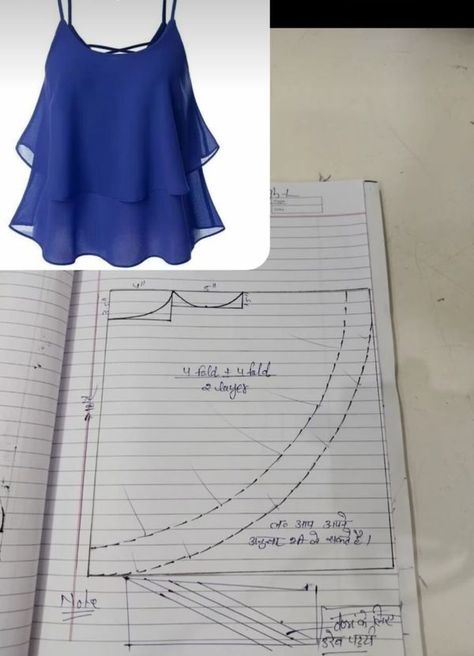 Cotton Top Stitching Ideas, Armhole Measurement Chart, Dress Drafting, Ruffle Top Pattern, Learn Sewing, Blouse Tutorial, Clothing Pattern Design, Tops Pattern, Easy Dress Sewing Patterns