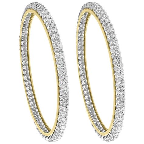 Single Line Diamond Bangles Indian, Modern Bangle, Bridal Jewellery Inspiration, Diamond Cuff Bracelet, Diamond Bangles, Modern Bracelets, Yellow Gold Bangle, Gold For Sale, Bangles Design