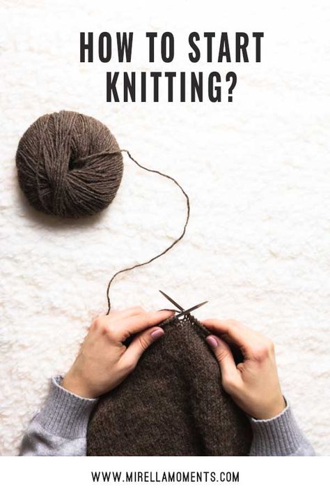 Want to learn to knit but don't know where to start? For a beginner, knitting may seem confusing and difficult at first, but anyone can learn to knit. I have prepared a guide with useful information for new knitters, so keep reading to find out, where to begin if you want to learn to knit! #howtostartknitting #knittingforbeginners #howtolearntoknit #beginnerknitter Beginning Knitting Projects, Knitting 101, Intermediate Knitting Patterns, Advanced Knitting, Learn To Knit, Knitting Patterns Free Beginner, Knitting Help, Dishcloth Knitting Patterns, Beginner Knitting Patterns