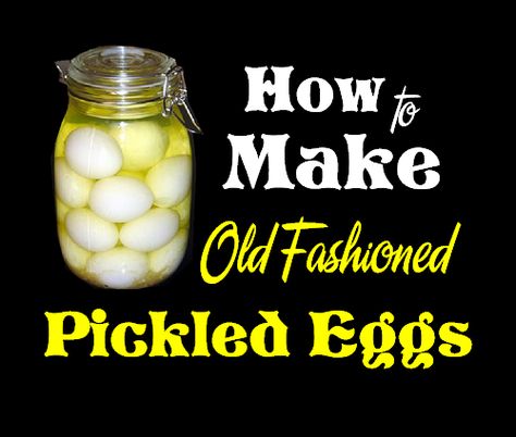 Pickled eggs are a delicious snack and the perfect way to use those eggs that you have too many of! How To Can Pickled Eggs, How To Make Pickled Eggs, How To Pickle Eggs, Old Fashioned Pickled Eggs Recipe, Pickle Eggs, Spicy Pickled Eggs, Picked Eggs, Pickled Egg, Pickling Spices