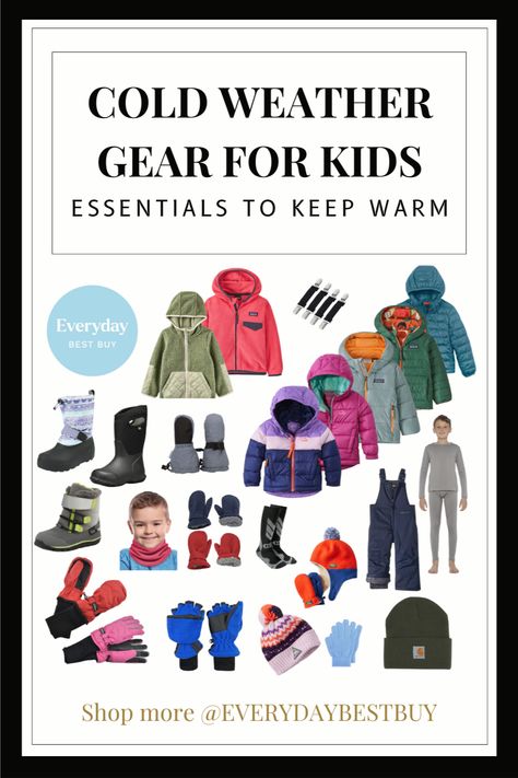 Don’t let the cold weather keep your kids indoors! Explore our blog post on kids snow gear and discover the best kids winter clothes for every outdoor activity. We cover everything from durable toddler winter clothes to Ski trip outfits that will keep your little adventurers warm and happy. Get ready to tackle winter! Kids Snow Gear, Kids Winter Clothes, Toddler Winter Clothes, Winter Essentials Clothes, Ski Trip Outfit, Winter Basics, Family Ski Trip, Kids Winter Outfits, Kids Skis