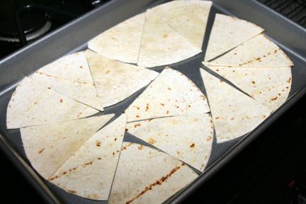 Baked Flour Tortilla Chips, Flour Tortilla Chips, Simple Supper, Fresh Tortillas, Flour Tortilla, Mini Tortillas, Tortilla Recipe, Shrimp Tacos, Tortilla Chips