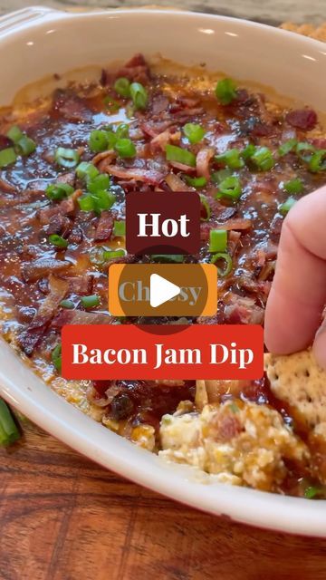 Terrapin Ridge Farms on Instagram: "Hot Cheesy Bacon Jam Dip 😋😋😋   Thank you for this DELICIOUS recipe @tidal_tastes ❤️   Bacon Jam, Easy Hot Dips, Cream Cheese Dips, Pepper Jelly, Appetizer Recipes  #terrapintastes #terrapinridgefarms" Hot Pepper Bacon Jam Uses, Candied Bacon Jam, Pimento Cheese With Bacon Jam, Bacon Jam Appetizer Snacks, Bacon Pepper Jam Recipe, Cream Cheese And Jelly Appetizer, Hot Pepper Bacon Jam Recipe, Cream Cheese Pepper Jelly Dip, Easy Hot Dips