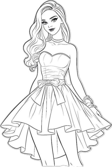 48 Barbie Coloring Pages For Kids And Adults - Our Mindful Life Coloring pages #coloringpages Coloring books #coloringbooks Coloring pages for kids #coloringpagesforkids Coloring pages for kids princess #coloringpagesforkidsprincess 4.419 Barbie Coloring Pages For Kids, Printable Barbie, Fashion Coloring Pages, Free Coloring Pages For Kids, Our Mindful Life, Fashion Coloring Book, Witch Coloring Pages, Barbie Drawing, Disney Princess Coloring Pages