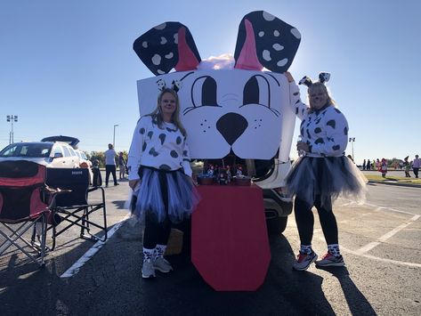 101 Dalmation Trunk Or Treat, 101 Dalmatians Trunk Or Treat Ideas, 101 Dalmatian Trunk Or Treat, Dalmatian Trunk Or Treat, Trunk Or Treat 101 Dalmations, Trunk Or Treat Dalmations, 101 Dalmatians Trunk Or Treat, Dog Themed Parade Float, 101 Dalmatians Halloween Decorations