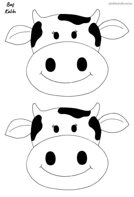 Cow Template Free Printable, Farm Classroom Theme, Farm Activities Preschool, Farm Theme Preschool, Cow Craft, Farm Animal Crafts, Farm Preschool, Farm Quilt, Farm Activities