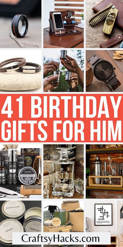 Figuring out the perfect birthday gift ideas for the man that has everything doesn’t have to be difficult with this great list of birthday gifts for him. They will be so grateful to receive any of these thoughtful birthday gift ideas. 29 Gifts For 29th Birthday For Him, 35 Gifts For 35th Birthday For Him, 35th Birthday Gifts For Him, 44th Birthday Party Ideas For Him, 49th Birthday Ideas For Him, 41st Birthday Ideas For Him, 26th Birthday Ideas For Him, 35th Birthday Ideas For Him Men, Men’s Birthday Gift Ideas