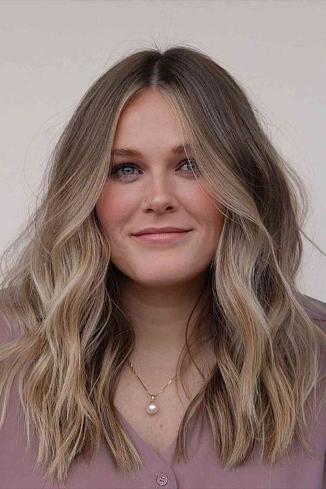 Face-Framing Dishwater Blonde Highlights on Mid-Length Hair Dirty Blonde Money Piece, Blonde Color Ideas, Dishwater Blonde Hair, Natural Dark Blonde Hair, Dishwater Blonde, Natural Dark Blonde, Face Framing Hair, Blonde Hair Colors, Subtle Blonde Highlights