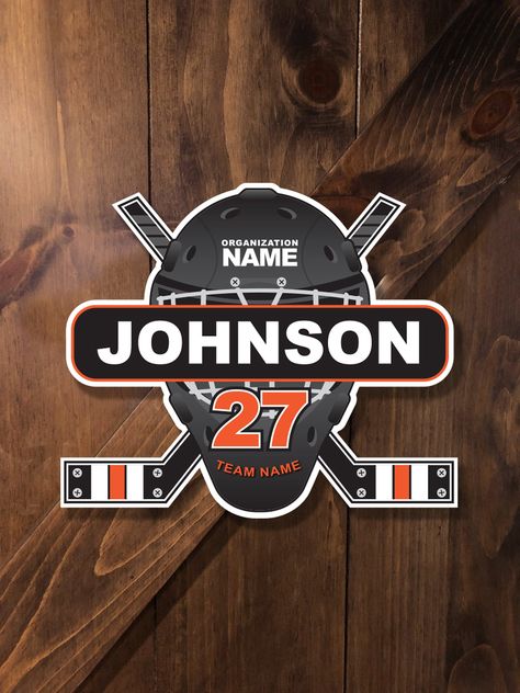 Show team pride with these custom door signs that you can print from home! Hockey Decorations, Team Poster Ideas, Hockey Manager, Hockey Banquet, Hockey Crafts, Hockey Tournament, Hockey Decor, Hockey Tournaments, Sports Numbers