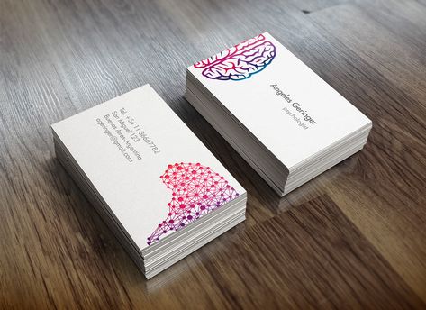 Psychologist Visiting Card, Business Card Psychology, Psychologist Business Card Design, Psychology Business Card, Psychologist Business Card, Psychology Logo, Psychology Office Decor, Psychology Business, Medical Business Card