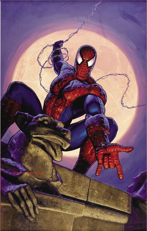 Spider-Man by Greg Hildebrandt Greg Hildebrandt, Art Spiderman, Ultimate Spider Man, Pinup Art, Spectacular Spider Man, Spiderman Artwork, Spiderman Pictures, Marvel Spiderman Art, Ultimate Spiderman