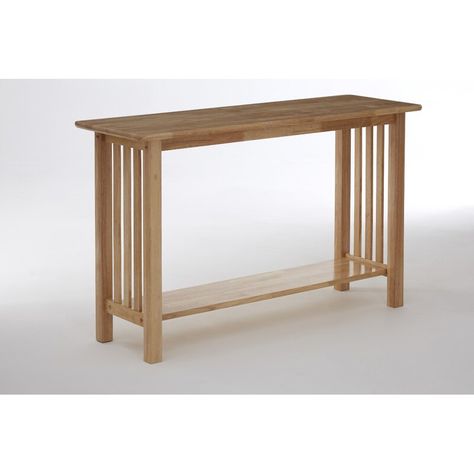 Natur Pur Drees Console Table | Wayfair.co.uk Wood Hallway, Natural Wood Console Table, Hallway Console Table, Console Table Modern, Round Nesting Coffee Tables, Console Table Hallway, Wooden Console Table, Wooden Console, Glass Console Table