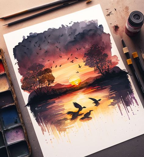 😀Step into a World of Fantastical Wonders with These Watercolor Paintings! Discover 20 breathtaking watercolor paintings that will take you on a journey to the verge of fantasy. From whimsical landscapes to surreal creatures, these paintings will inspire your imagination. Unleash your creativity and explore the world of watercolor fantasy! #WatercolorMagic #FantasyArt #ArtisticInspiration Fantasy Landscape Watercolor, Surreal Creatures, Fantasy Watercolor, Watercolor Ideas, Color Magic, Fantasy Paintings, Watercolour Art, The Verge, Best Of The Best