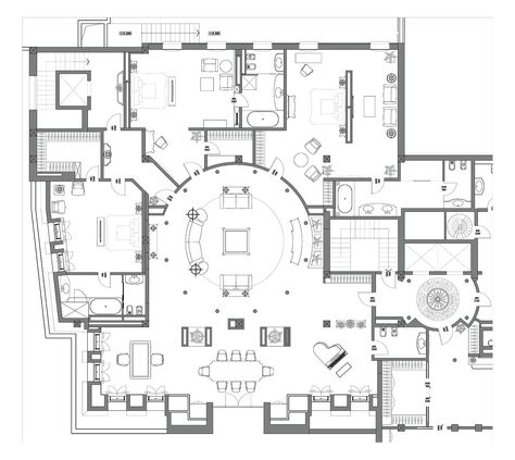 Boutique Hotel Floor Plan Layout, Presidential Suite Floor Plan, Hotel Spa Plan, Boutique Hotel Floor Plan, Hotel Floor Plan Layout, Hotel Lobby Floor Plan Layout, Hotel Layout Plan, Hotel Design Concept, Hotel Lobby Floor Plan