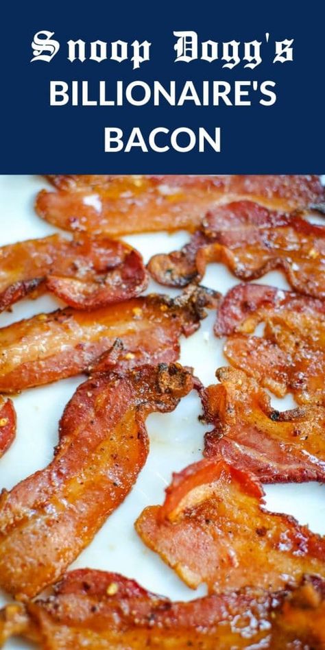 Snoop Dog Bacon Recipe, Billionaire Bacon Recipe Twin Peaks, Snoop Dogg Billionaire Bacon, Spam Bacon Recipes, Brown Sugar Pepper Bacon, Snoop Dogg Bacon Recipe, Snoop Dog Billionaire Bacon, Snoop Dogg Bacon, Peppered Bacon Recipes