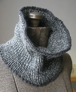 fisherman's neckwarmer | (aka neck gator) US 10, 24" circula… | Flickr Neck Gator, Lion Brand Wool Ease, Beginner Knitting Patterns, Grey Tweed, Knitting For Beginners, Neck Warmer, Fiber Art, Knitted Scarf, Rib Knit