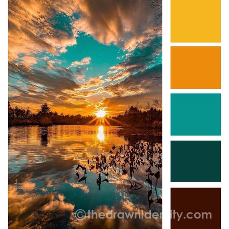 Nature Colour Palettes | Brand Styling | The Drawn Identity | Amanda Lee Tattoo Colour, Paint Color Combos, Instagram Feed Planner, Sunrise Colors, Amanda Lee, Color Schemes Colour Palettes, Nature Color Palette, Sunset Colors, Family Art