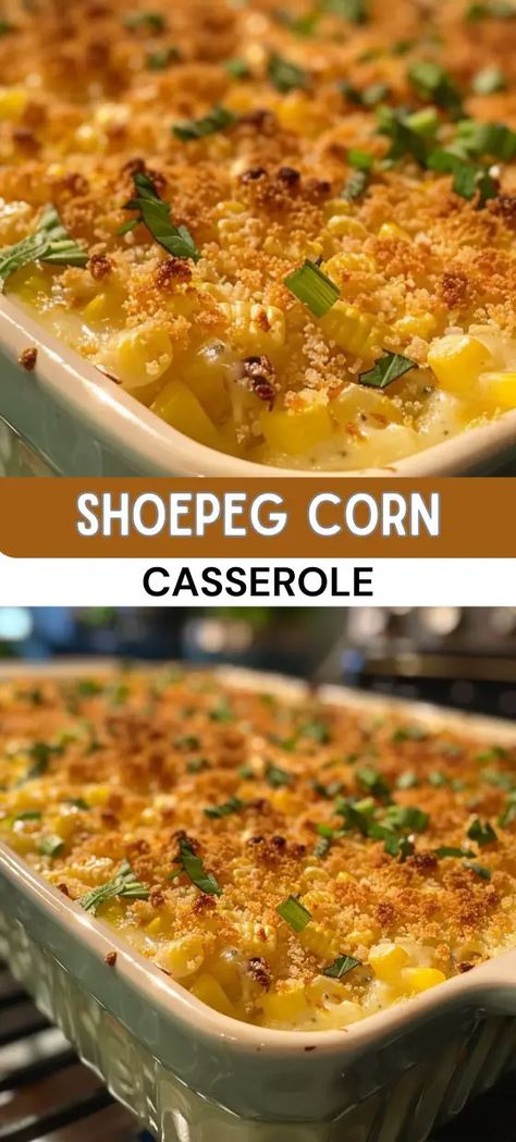 Shoepeg Corn Casserole Shoepeg Corn Casserole, Shoepeg Corn, Corn Side Dish, Casserole Side Dishes, Corn Casserole Recipe, Lunch Appetizers, Cream Of Celery Soup, Celery Soup, Corn Casserole