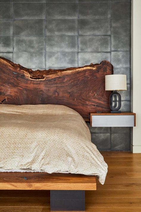 Beds Canopy, Bed Frames Ideas, Live Edge Headboard, Diy King Bed Frame, Live Edge Bed, Walnut Bedroom Furniture, California King Bed Frame, Frames Ideas, Wooden Beds