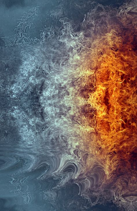 Fire Vs Water, Fire Princess, Dope Wallpaper Iphone, Fire Rocks, Water Abstract, Fire And Water, Water Aesthetic, Illustration Abstract, Fire Water