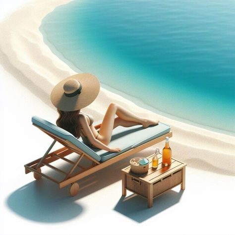 Photo a woman sunbathing on a beach with... | Premium Photo #Freepik #photo Woman Lounging, Woman Sunbathing, Premium Photo, A Woman, Stock Photos, Collage, Hats, Pins, Quick Saves