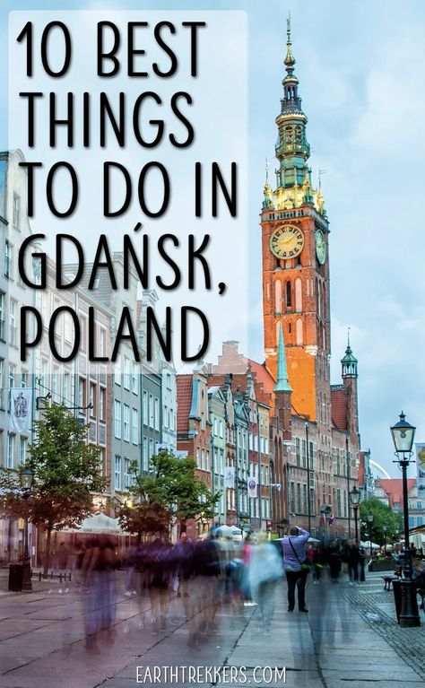 Best things to do in Gdansk, Poland. Includes recommendations of where to stay and where to eat. #gdansk #poland #europe #travel Poland Gdansk, Poland Vacation, Bucket List Europe, Baltic Cruise, Visit Poland, Gdansk Poland, Eastern Europe Travel, Poland Travel, Backpacking Europe