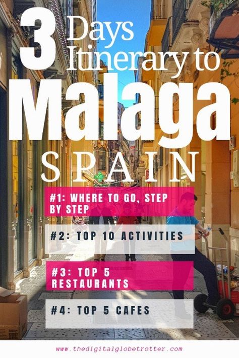 Malaga: The Flawless Spanish City that Has it All - City Guide - The Digital Globetrotter Backpacking Spain, Spanish City, Travelling Abroad, Spain Itinerary, Spain Culture, Spain Travel Guide, Travel Spain, Malaga Spain, Spain Holidays