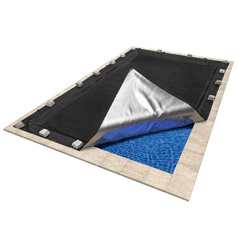 PRICES MAY VARY. 【Fully Covers Your Pool】 This 25ft×45ft Rectangle pool cover is ideal for both inground and above-ground pools to keep debris out and maintenance hassle-free. Note: make sure the cover is at least 2ft larger than your pool on each side for full coverage. 【Sturdy & Long-lasting】 Made of high-strength, corrosion-resistant HDPE that minimizes the risk of tearing and damage even in challenging weather conditions, providing long-term protection for your pool. 【Easy to Install】 Simply Pool Covers Above Ground, Pool Safety Covers, Winter Pool, Winter Pool Covers, Rectangle Pool, Pool Covers, In Ground Spa, Water Tube, Swimming Pools Inground